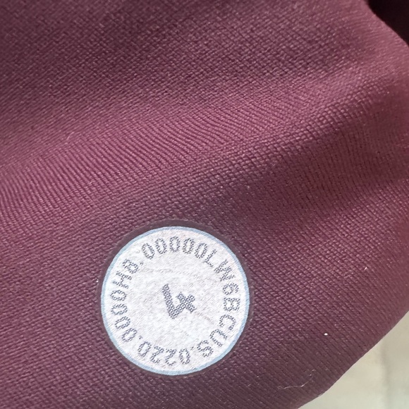 Lululemon fast and free crop legging - size 4 - garnet / maroon - Picture 9 of 10